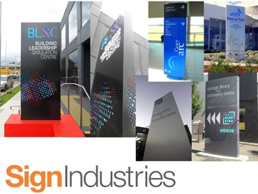 Architectural and Custom Signage Design and Manufacture from Sign Industries l jpg