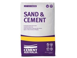 Cement Australia Sand & Cement for use as a General Purpose Mortar Product