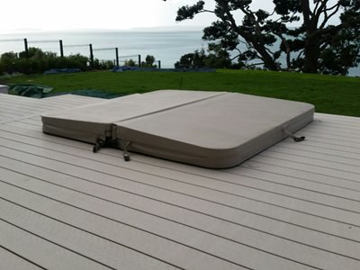 Futurewood Residential Decking With Hot Tub