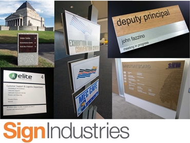 Architectural and Custom Signage Design and Manufacture from Sign Industries l jpg