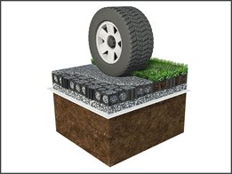 Turf Cell® grass  & aggregate reinforcement structure