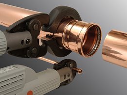 Press-fit technology that delivers quality copper installations for water, gas, oil and compressed air