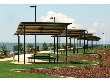 Park and Urban Shelters for Public Use from Landmark Products l jpg