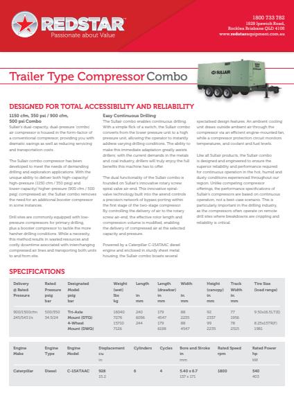 Trailer Type Compressor Combo