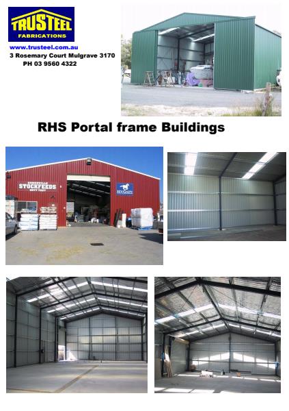 Larger RHS Portal Frame Buildings