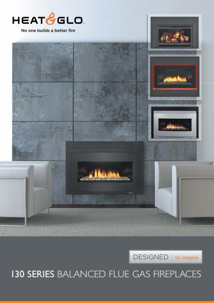 I30 Series Balanced Flue Gas Fireplaces