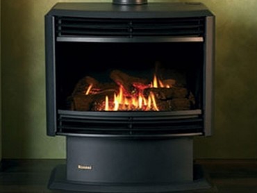 Gas Log Flame Fires - Royale Freestanding ETR Gas Log Flame Fire