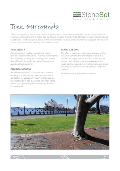 StoneSet tree surrounds brochure