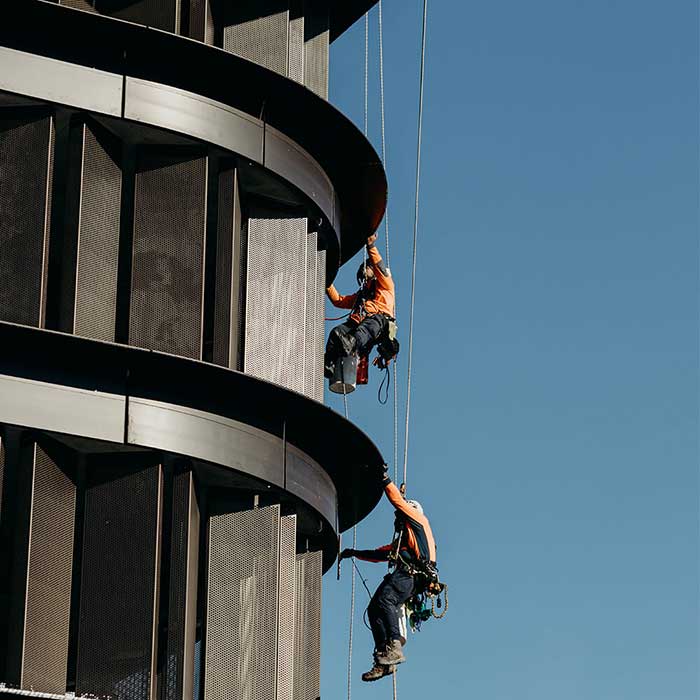 Rope access systems