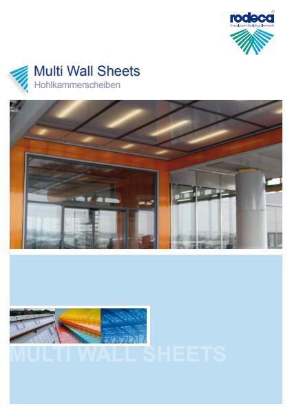 Multi-wall sheets brochure
