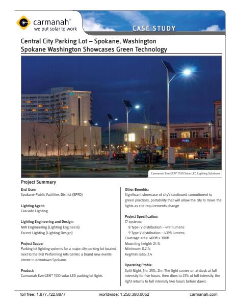 Central City Parking Lot Case Study