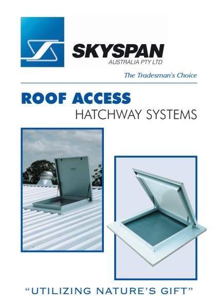 Skyspan Roof Access Hatchway Systems Brochure